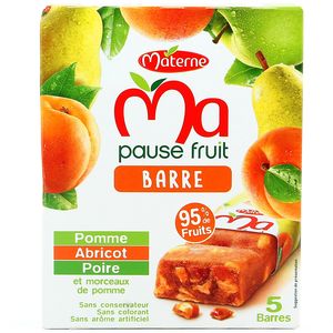 Ma pause fruit barre pomme poire abricot 5x20g