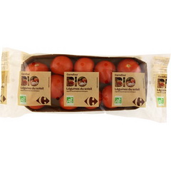 Tomate ronde, BIO, catégorie 2, Espagne, barquette 500g