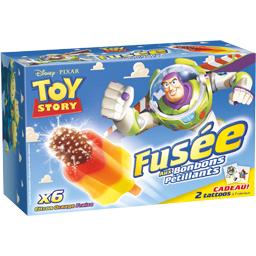 Toy story fusees aux bonbons petillants 6x55 ml