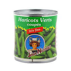 Haricots verts Jean Nicolas Tres fins 1/4 3x110g
