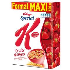 Cereales SPECIAL K aux fruits rouges, 500g