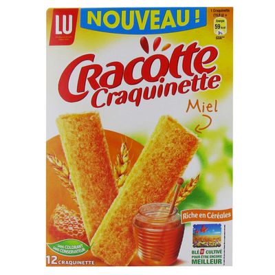 Craquinette - Biscottes fourrees au miel