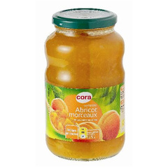 Compote d'abricots allegee