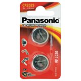 Panasonic Lithium CR2025 2 Piles
