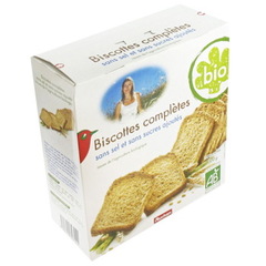 Auchan biscottes completes bio 300g