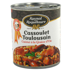 Cassoulet Toulousain a la graisse d'oie RAYNAL ET ROQUELAURE, 840g