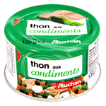 Auchan thon aux condiments 135g