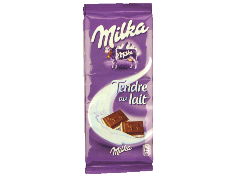 Chocolat au lait Tendrella MILKA, 2x100g