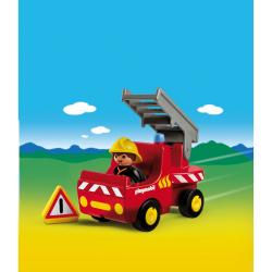 Playmobil 1.2.3 collector camion pompier 6716 dès1an1/2