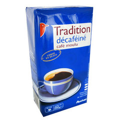 Auchan Tradition decafeine moulu 250g