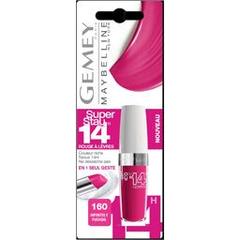 Gemey Maybelline, Super Stay 14h - Rouge a levres Infinitely Fuchsia 160, le rouge a levres