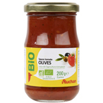 Auchan bio sauce tomate olive 200g