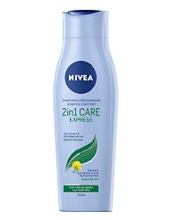 NIVEA Shampooing 2en1 Care 250ml - Lot de 3