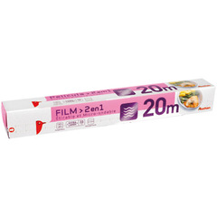 Auchan film etirable 2en1 -20m x29cm