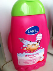 Labell Shampooing framboise kiwi le flacon de 250 ml