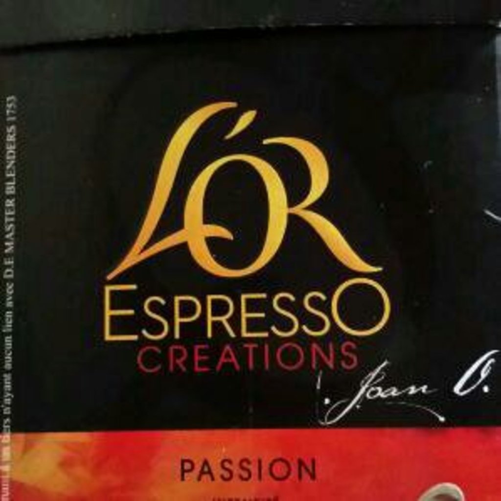 Maison du cafe, L'or espresso creations passion, la boite de 10 capsules