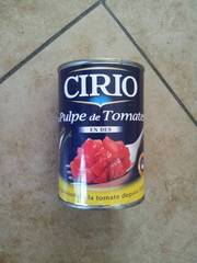 Cirio pulpe de tomate bio en dés 400g