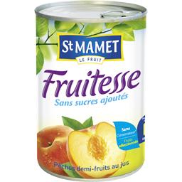 St mamet, Fruitesse peche 1/2 , la boite