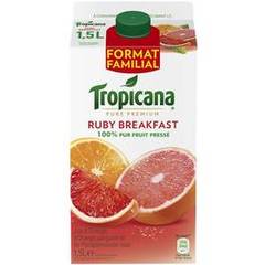 Tropicana pure prenium ruby breakfast 1,5l format spécial