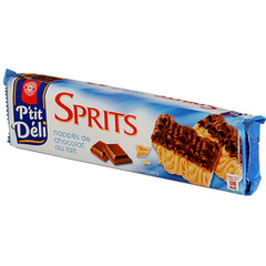 Sprits P'tit Deli Nappes chocolat lait 150g