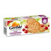 Sablés à la cranberry GERBLE, 132g