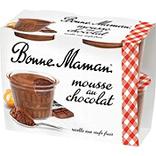 BONNE MAMAN Mousse au chocolat, 54% de mg, 4x50g