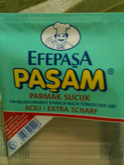Saucisson sudjuk parmak EFEPASA, 1kg