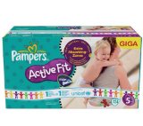 GIGA 'Active Fit' - JUNIOR (T5) - 124 Couches Jetables - 11/25kg