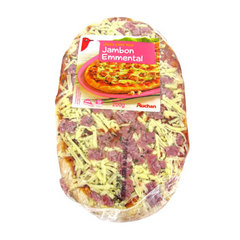 Auchan mini pizza jambon fromage 180g