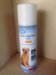 Anti parasitaires tetramethrine pour chien FRISKIES, aerosol de 250ml
