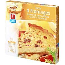 Tarte 4 fromages U, 400g