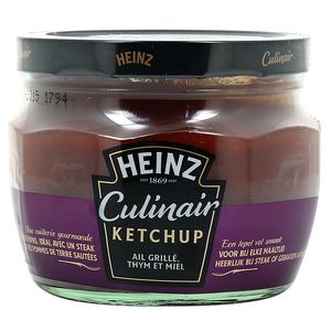 Heinz ketchup culinaire ail grille thym miel 300g