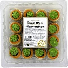 Mini-bouchees d'escargots refrigerees