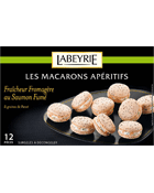 Macarons apéritifs : Fraîcheur fromagère au saumon fumé