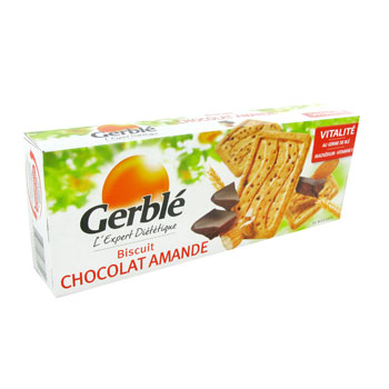 Biscuits chocolat amande GERBLE, 200g