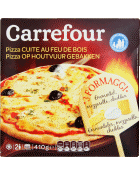 Pizza 3 Fromages - Cuite au Feu de Bois