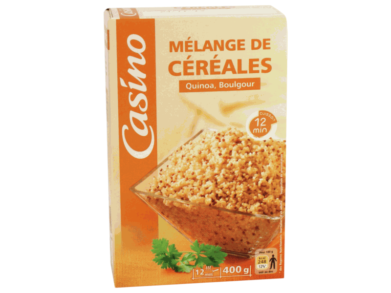 Melange de cereales Quinoa, Boulgour