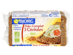 Pain complet 3 cereales Bjorg 500g