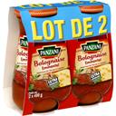 Panzani Sauce bolognaise emmental les 2 pots de 400 g