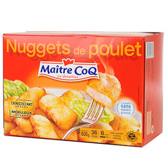 Nuggets de poulet Maitre Coq x36 800g