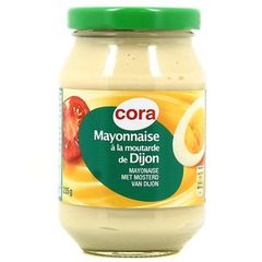 Cora mayonnaise a la moutarde de dijon en bocal 500ml