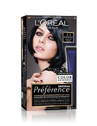 Préférence L'Oréal Paris Coloration Permanente 1.1 Noir Glacé Intense