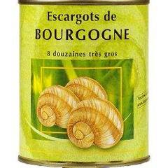 Escargots de bourgogne 8 douzaines, la boite de 500 gr