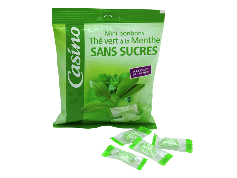Mini bonbons The vert a la Menthe Sans Sucres