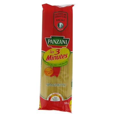 Pâtes Les 3 Minutes spaghetti Panzani