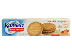 Biscuits craquants a l'abricot KARELEA, 132g