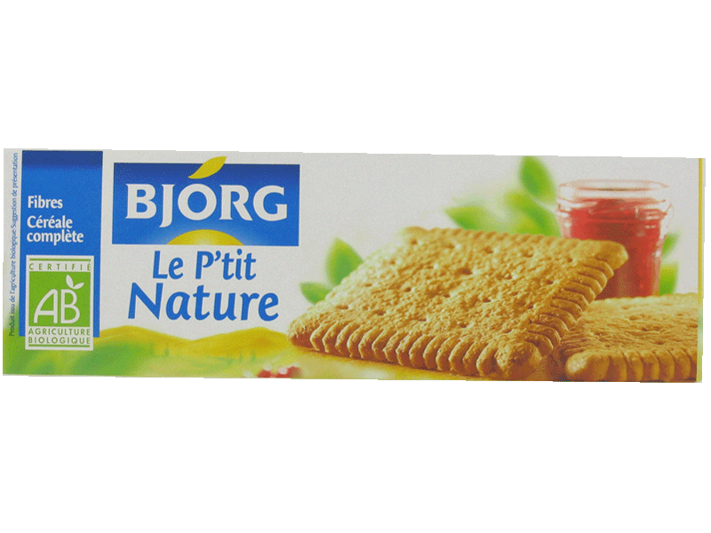 Bjorg Biscuits Le P'tit Nature bio le paquet de 24 - 200 g