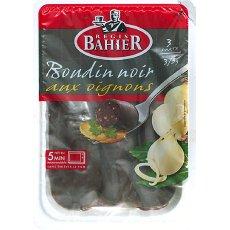 Boudin noir aux oignons BAHIER, 3 portions, 375g