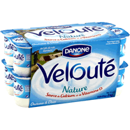 VELOUTE : Yaourts brassés natures