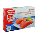 filets de saumon rose sauvage du pacifique x4 findus 400g